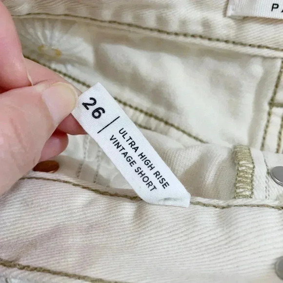 PacSun Daisy Embroidered Denim Shorts - Picture 6 of 12